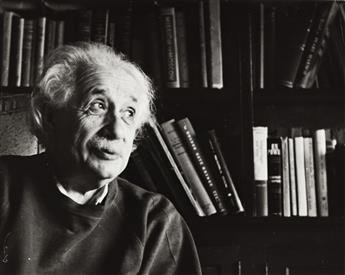 SANFORD ROTH (1906-1962) A group of four photographs of Albert Einstein in Princeton, New Jersey.